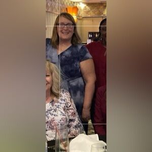 Lane Bryant faux wrap dress 14/16